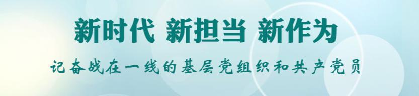新时代 新担当 新作为——记奋战在一线的基层党组织和共产党员