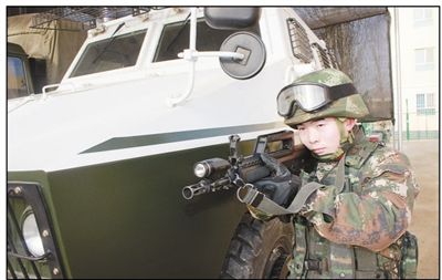 李保保生前参加训练。赵磊 摄