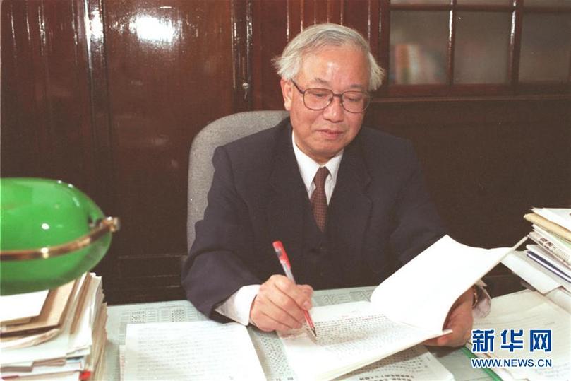 这是胡福明（资料照片）。 新华社记者 方爱玲 摄